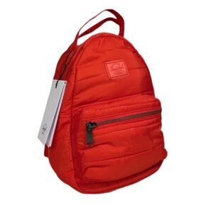 Herschel Red Quilted Nova Mini Backpack